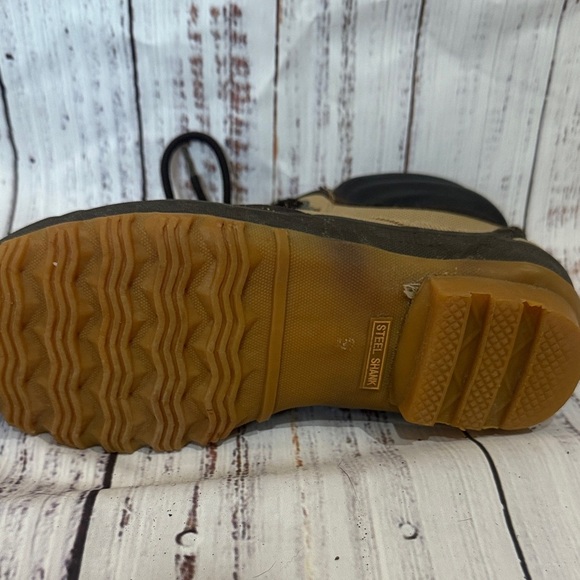 Kids' Tan and Brown Outdoor Boots - Picture 5 of 7